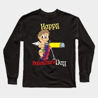 Donald Trump valentines day funny cupid goofy popular trends Long Sleeve T-Shirt